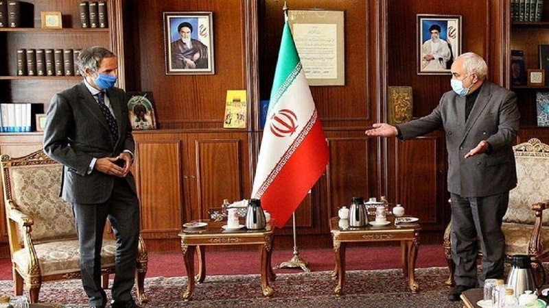 ایٹمی توانائی کی عالمی ایجنسی کے سربراہ کی ایران کے وزیر خارجہ سے ملاقات