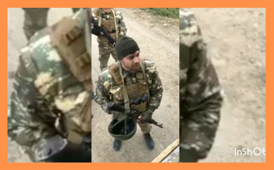 “Аллаһу Әкбәр!” дејәрәк ермәни ишғалчыларына рус дилиндә месаж верән Азәрбајҹан һәрбичиси – Видео