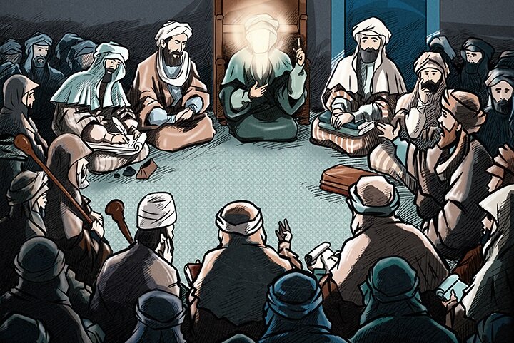 Poster: Imam Muhammad al-Jawad the initiator of free debate in society