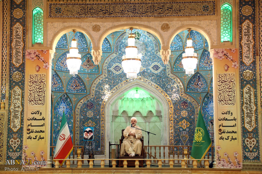 “Se conmemora el aniversario del natalicio del Imam Yawad (P) en el Santuario de Fátima Ma’asumah (P) en Qom”