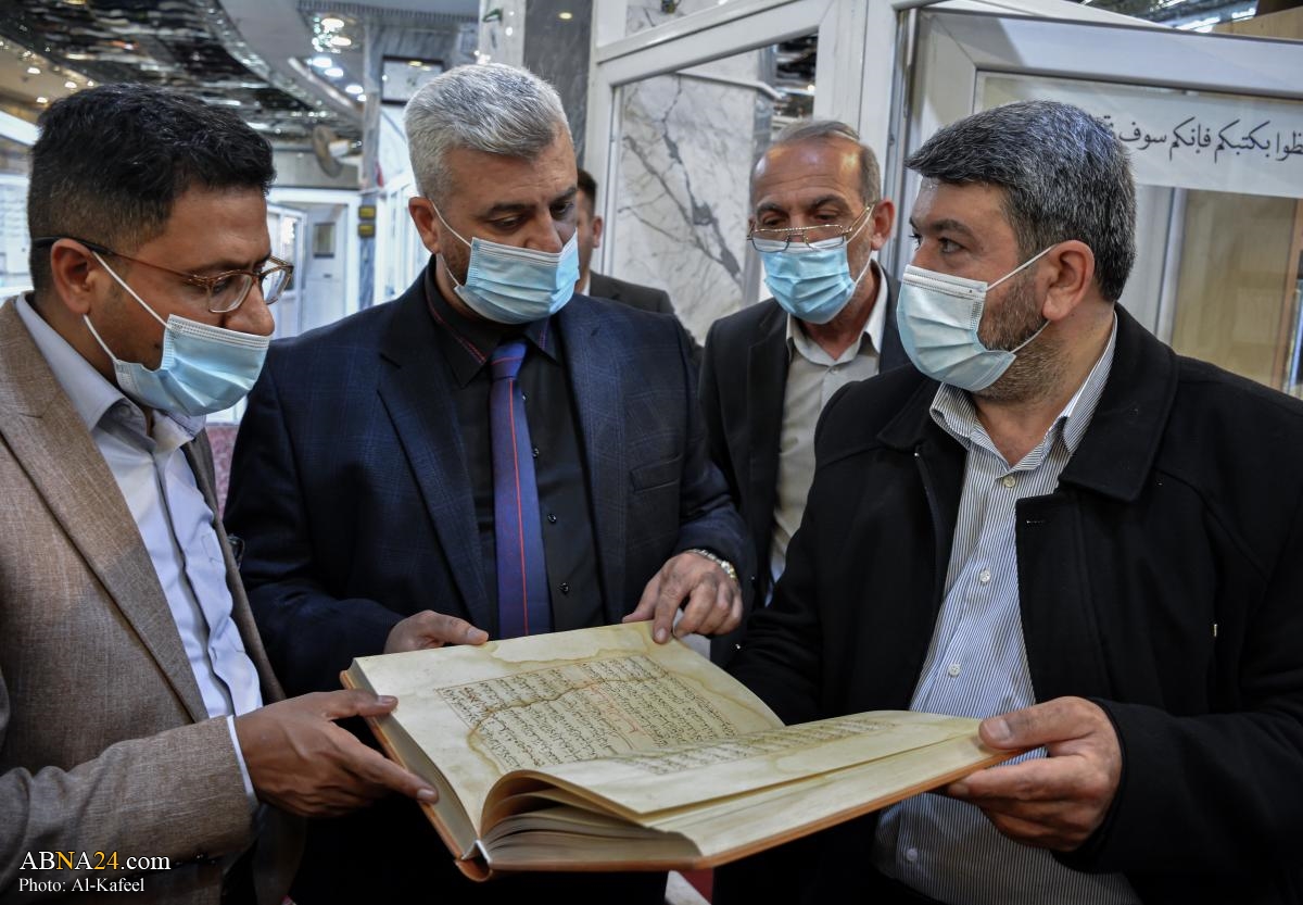 Sunni Endowment delegation visits library of al-Abbas holy shrine in Karbala