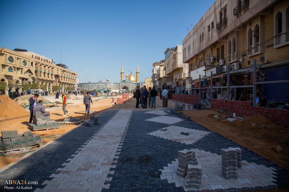 Karbala: Cladding over 1300 square meters of added space to Saqi courtyard (+Photos)