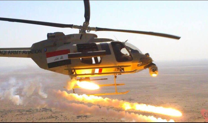 الطيران العراقي يقصف فلول داعش غربي كركوك