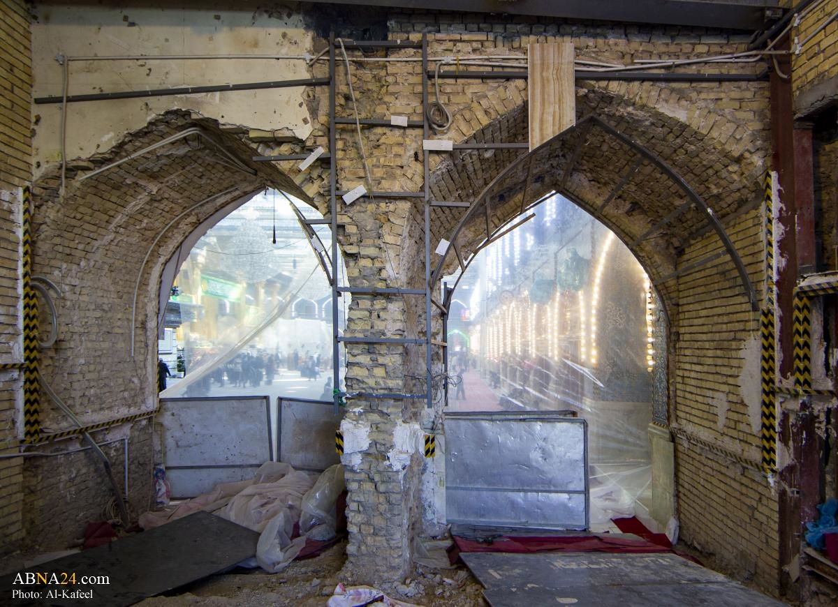 Rehabilitation, development work of gate of Imam Al Hassan