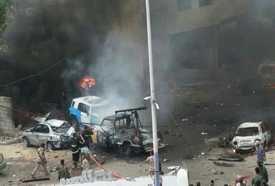 "قتلى وجرحى" بتفجير سيارة مفخخة في عدن المحتلة