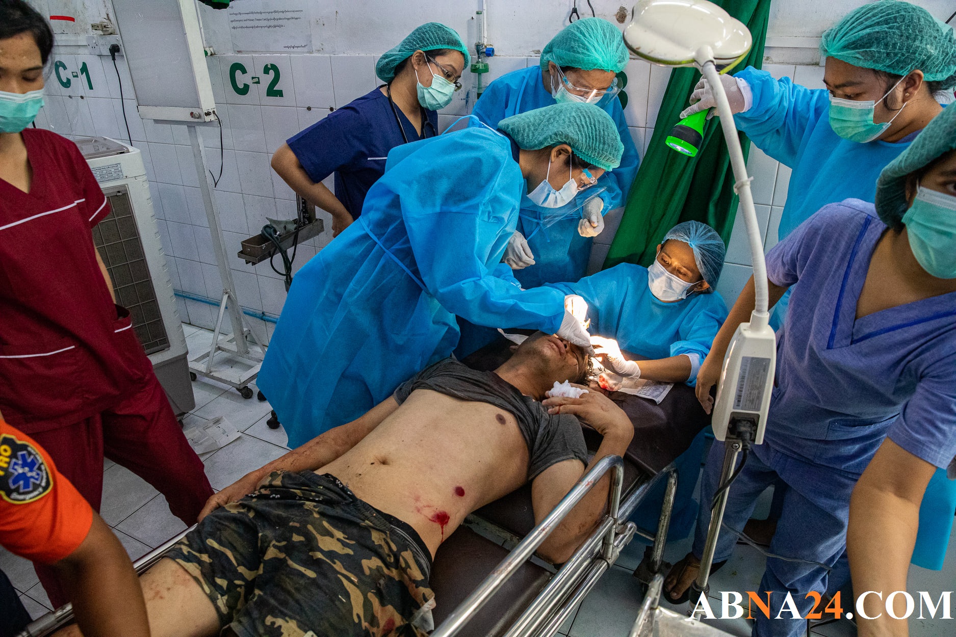 တာေမြအဝိုင္းထိပ္ ညေနခင္းပစ္ခတ္မႈတြင္ ေခါင္းအစ ေျခအဆုံး ဒဏ္ရာရသူရွိ
