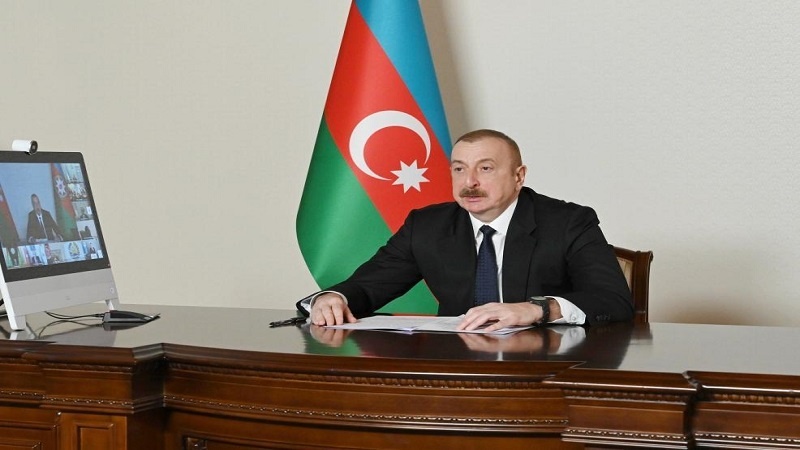 Aliyev, İran'ın Dağlık Karabağ'ın yeniden inşasına katılımını vurguladı
