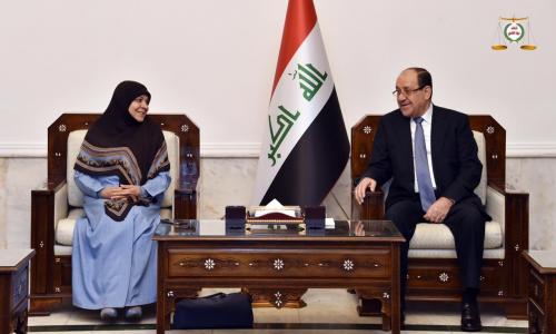الاعلان عن تحالف سياسي جديد بين حنان الفتلاوي ونوري المالكي