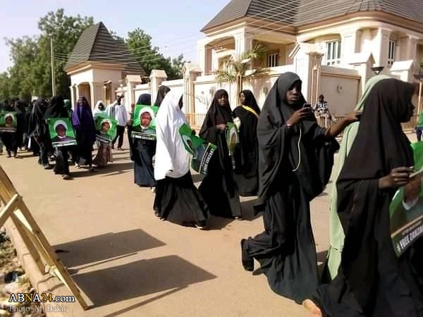 "Cientos de manifestantes en Talata Mafara exigen la liberación inmediata de Sheij Al-Zakzaky"