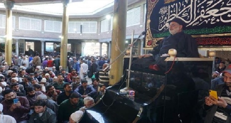 یوم شہادت امام موسیٰ کاظم ؑ،مرکزی امام باڑہ بڈگام میں پروقار مجلس عزاء