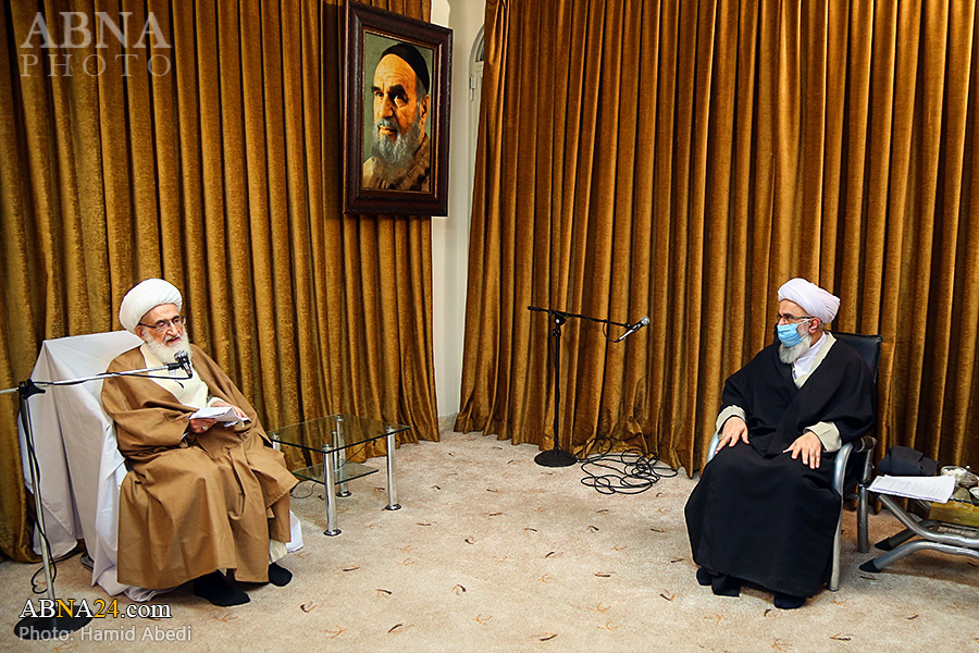 Встреча генерального секретаря Всемирной Ассамблеи Ахль аль-Байт (мир им) с Аятоллой Нури Хамедани