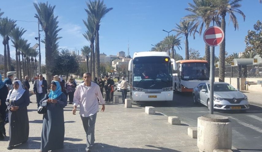 قوافل الأقصى تنطلق من الجليل المحتل للرباط في المسجد الأقصى المبارك