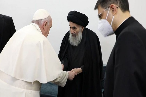 La déclaration du Centre pour le dialogue des religions sur la rencontre entre le Pape et l'ayatollah Sistani