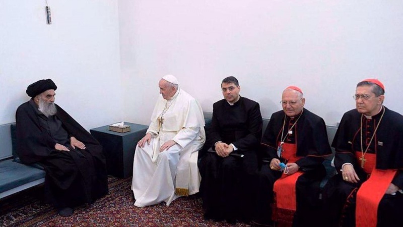 PA-Präsident Abbas dankt irakischem Ayat. Sistani für Unterstützung palästinensischer Sache beim Papstbesuch
