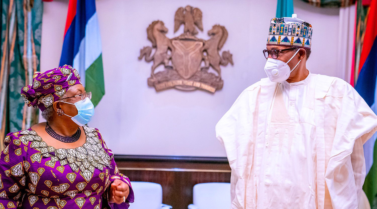 Shugabar Hukumar WTO, Ta Gana Da Shugaba Buhari Na Najeriya