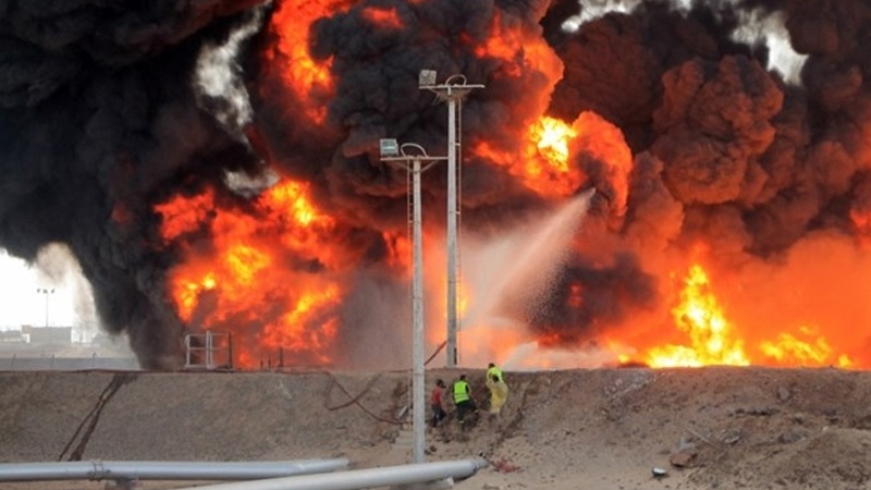A.Saudita, attacco con un drone: incendio in raffineria di Riad