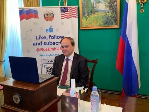 Антонов покинул посольство России в Вашингтоне