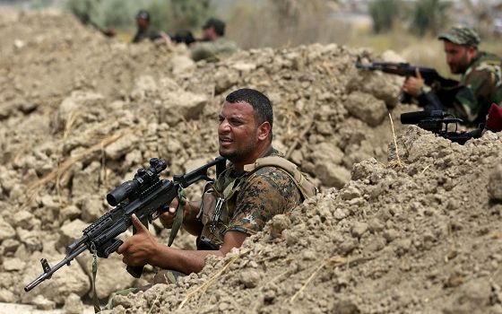 الحشد الشعبي يحرر أحد الفلاحين الثلاثة الذين اختطفهم داعش بصلاح الدين