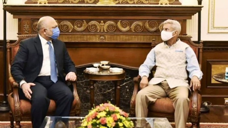 印度外长与阿富汗外交部长会面
