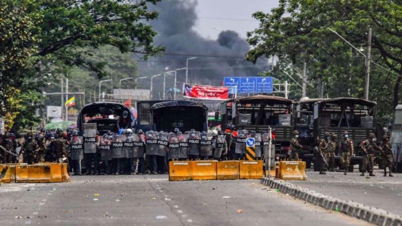 Sturm nach Stille: Proteste erschüttern Myanmar nach einem lähmenden Streik