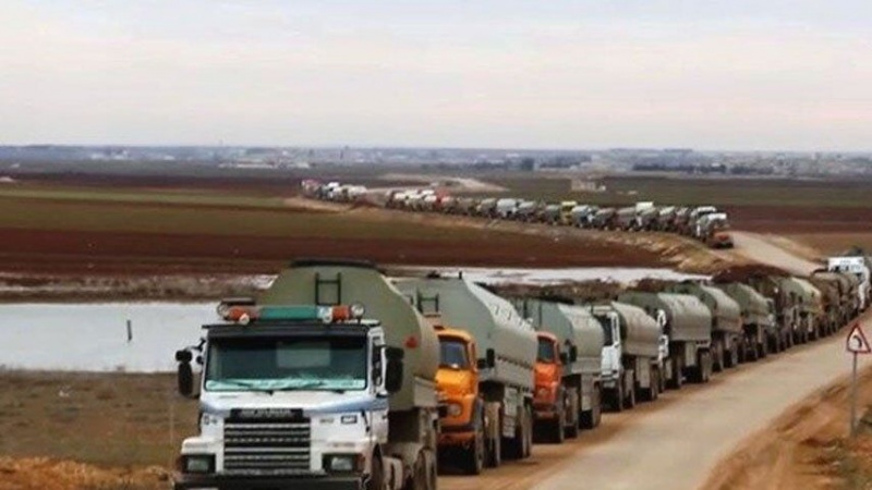 “ABŞ Suriyadan İraqa 300 sistern oğurlanmış neft keçirdi”- SANA