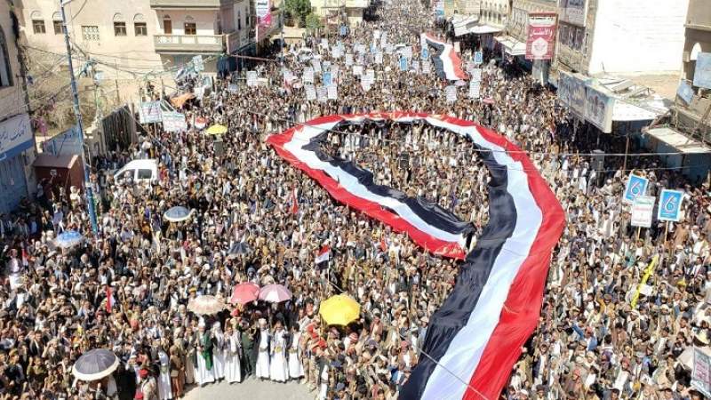 مسيرة جماهيرية كبرى في صعدة اليمنية بمناسبة اليوم الوطني للصمود 