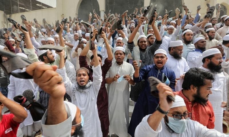 نریندر مودی کے دورے کے خلاف بنگلادیش میں احتجاجی مظاہرہ، پولیس کی فائرنگ سے 4 افراد ہلاک