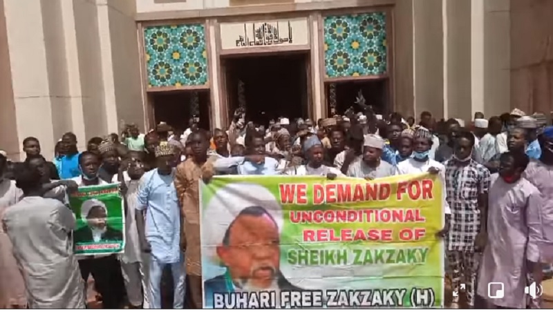 Mabiya Sheikh Zakzaky Sun Gudanar Da Gangamin Neman A Sake Shi, Gabannin Sake Gurfanar Da Shi A Gaban Kotu