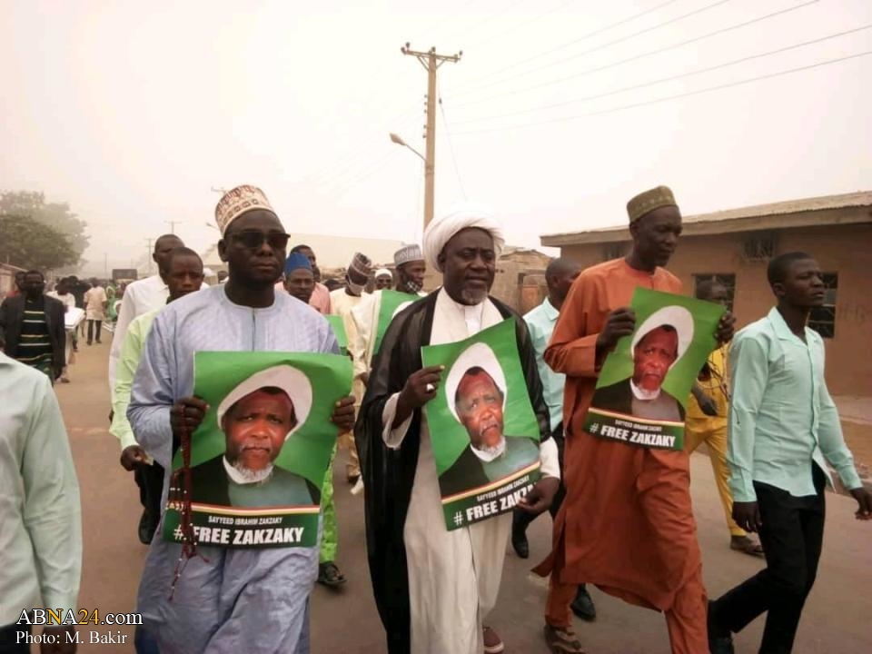 Photos: Peaceful protesters in Talata Mafara demand immediate release of Sheikh Zakzaky