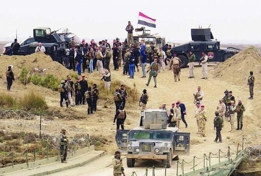 الحشد الشعبي ينفذ عملية دهم وتفتيش جنوب غرب نينوى 