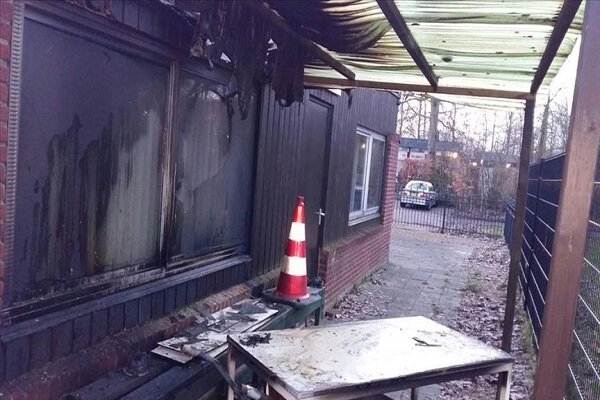 A mosque set on fire in Netherlands