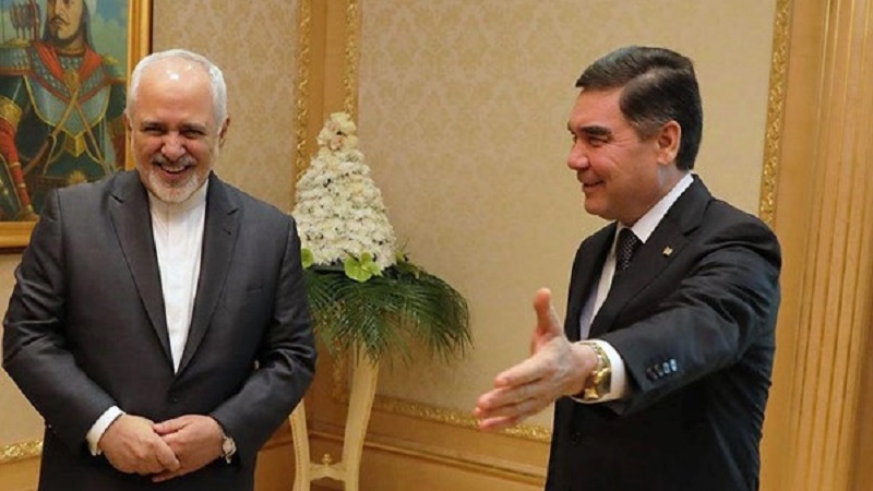 イラン外相が、トルクメニスタン大統領との会談で両国関係の拡大を強調