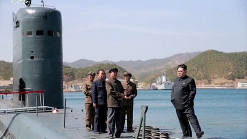 韓米情報当局が推測、「北朝鮮が3000トン級潜水艦を完成」