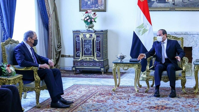 لافروف يزور مصر ويجتمع مع السيسي 