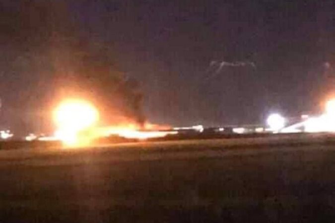 Атака БПЛА на военную базу США в аэропорту Эрбиль