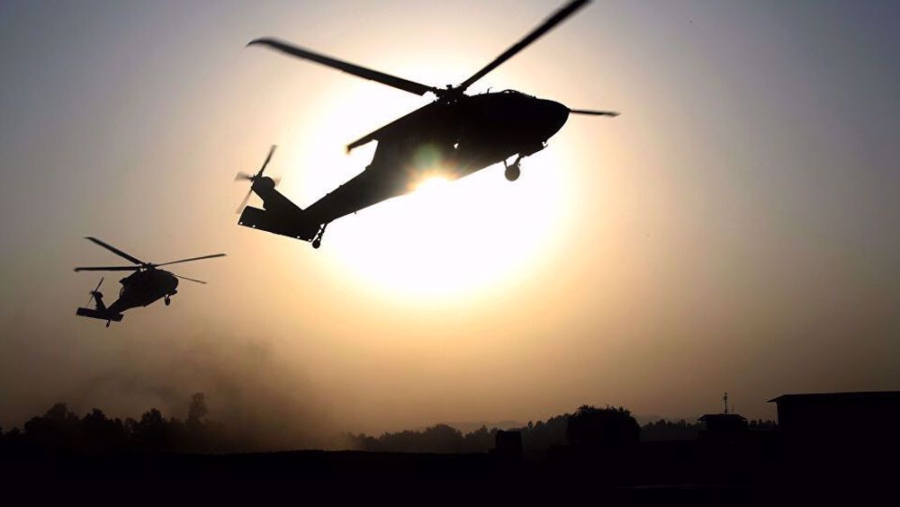 US-led coalition copters take Daesh terrorists to Syria oilfield