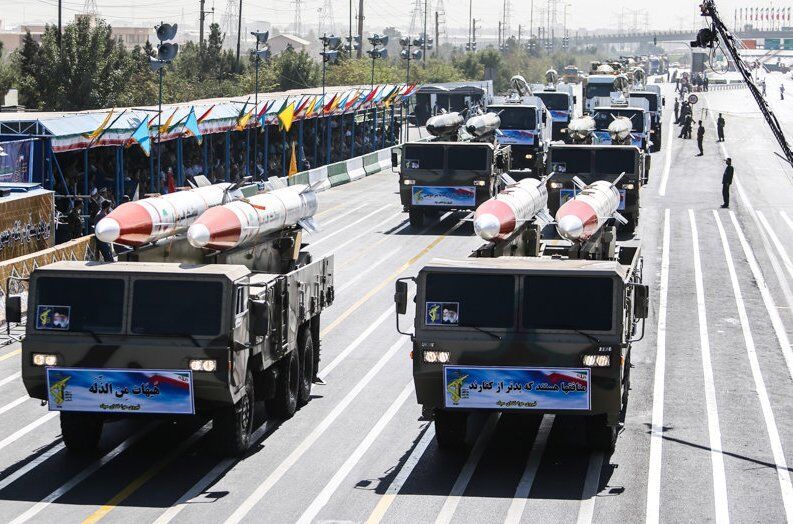 Iran’s military holds armor vehicles parade on Army Day