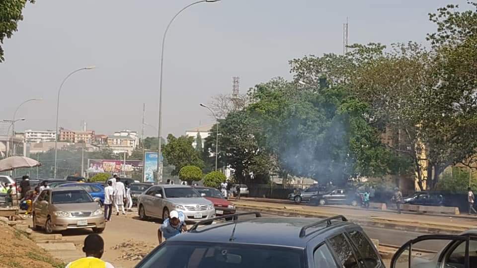 Photos: Buhari forces attack peaceful protesters demanding release of Sheikh Zakzaky in Abuja