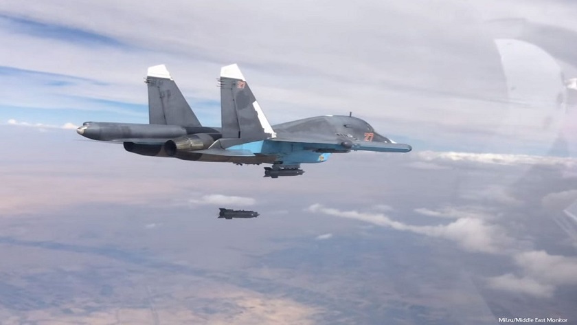 Russian airstrikes kill up to 200 terrorists in Syria