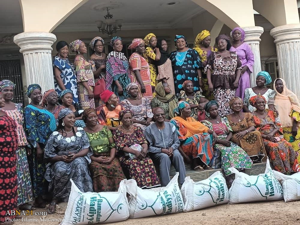 Photos: Sheikh Zakzaky donates foodstuff to Christian widows , IDPs residents in Kaduna, Nigeria