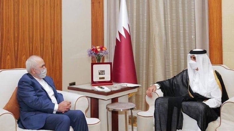 ایران کے وزیر خارجہ کا دورہ قطر، باہمی تعلقات پر تبادلہ خیال