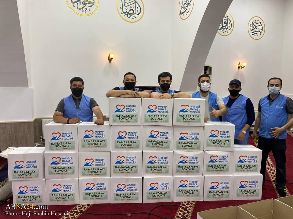 Photos: Meshedi Dadash Masjid in Azerbaijan prepare essential food packages to needy people during Ramadan month
