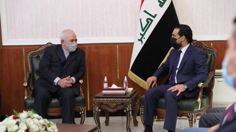 Zarif, Irak Meclis Başkanı ile görüştü
