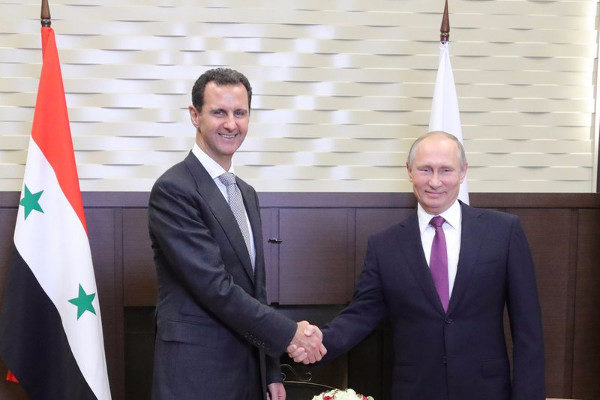 Assad, Putin discuss economic cooperation, means of confronting Coronavirus pandemic