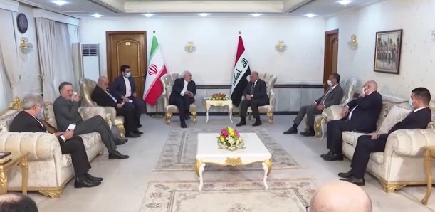 イラン外相が、バグダッドでイラク関係者らと会談