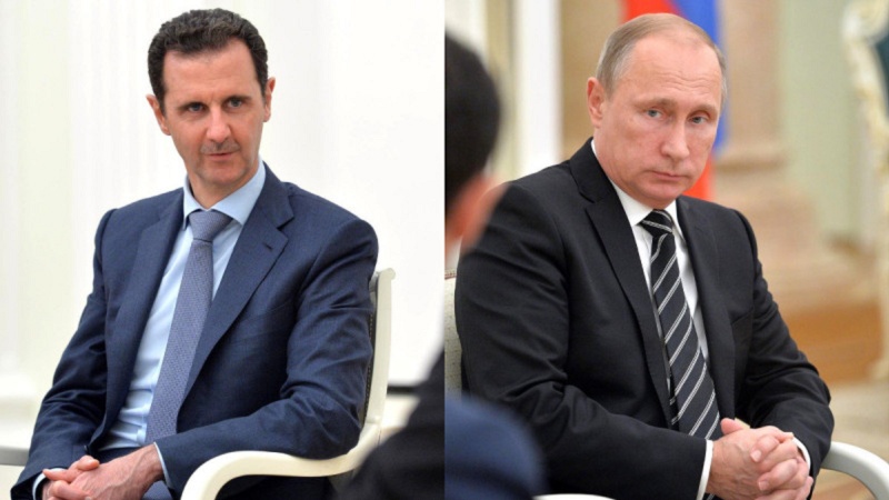 Putin və Bəşər Əsəd arasında telefon danışığı olub