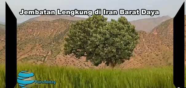 Jembatan Lengkung di Iran Barat Daya