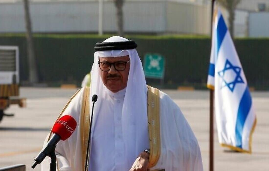 وزير الخارجية البحريني يعزي نظيره الاسرائيلي بوفاة ضحايا عيد الشعلة