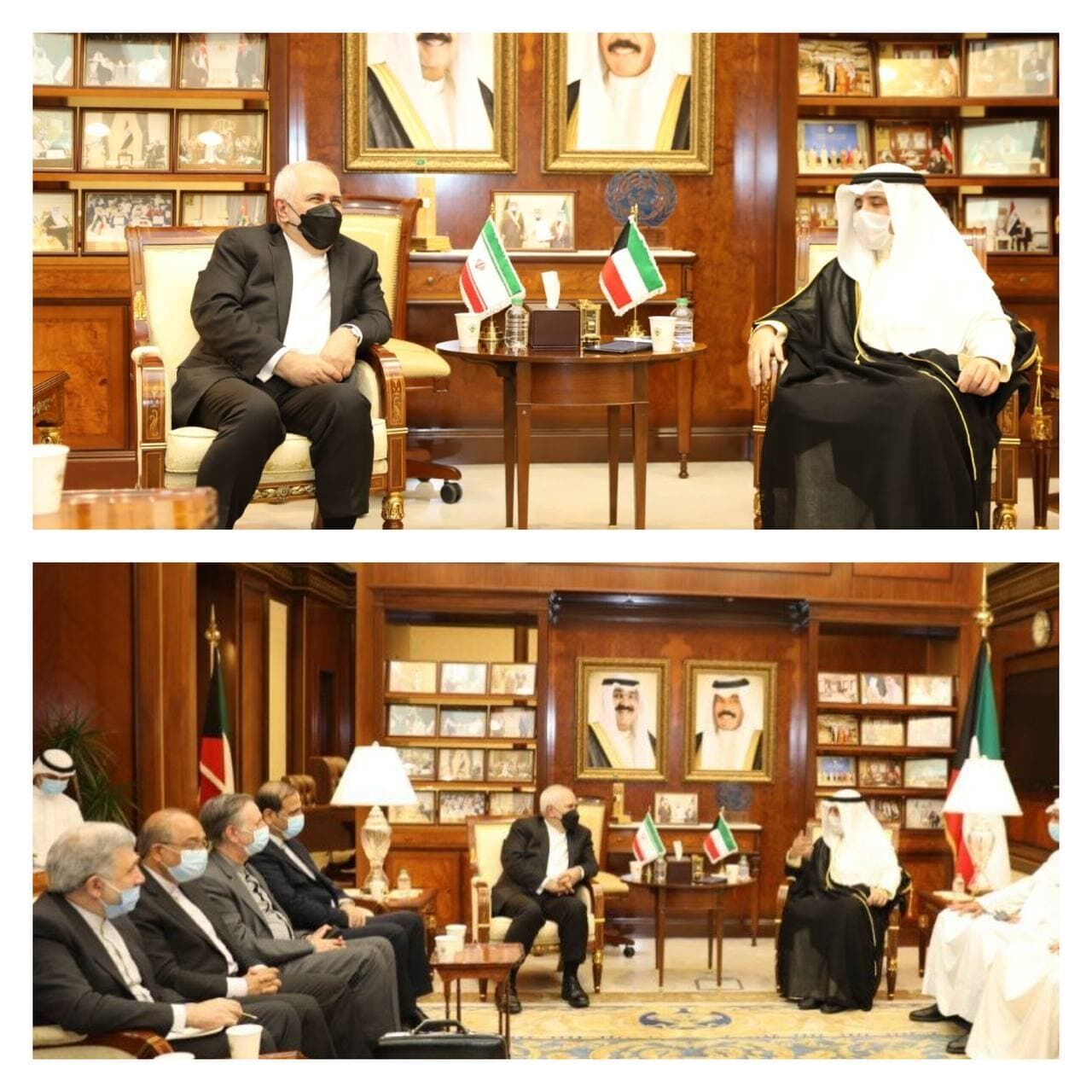 Iran, Kuwait FMs discuss G4+1 talks in Vienna