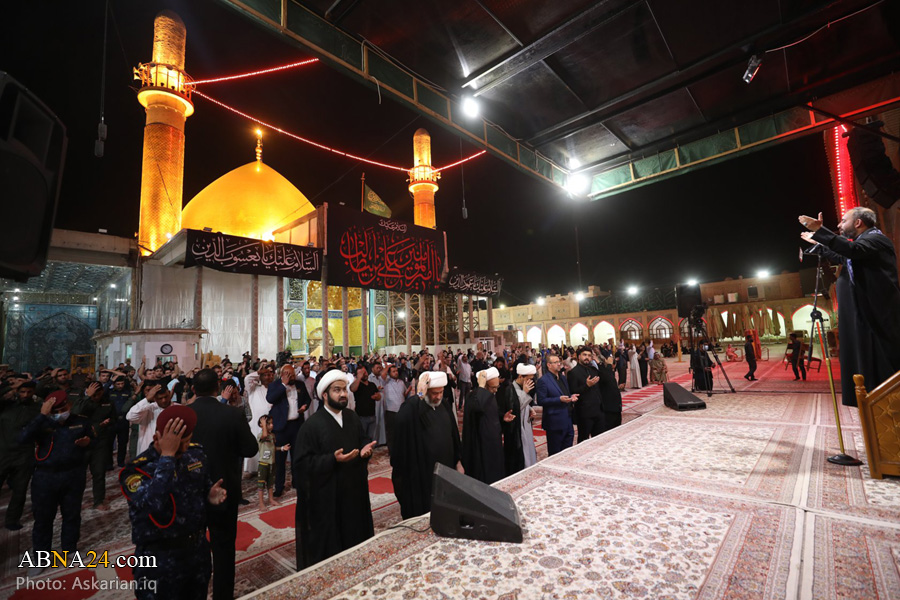 تقرير مصور / مجلس عزاء في حرم الامامين العسكريين (ع) بمناسبة استشهاد امير المؤمنين (ع) 